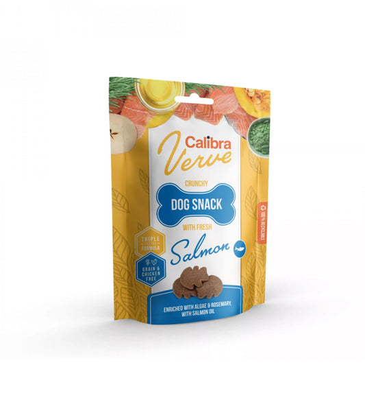 Snack crujiente de salmón